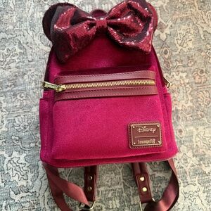 Loungefly Red Backpack with Bow